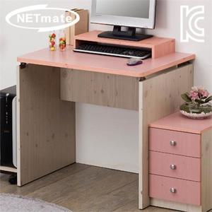 NETmate 입식 책상 800x600x720 핑크 컴퓨터 데스크