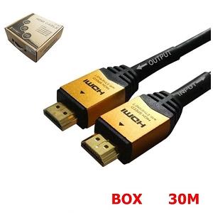 (NTS) 신호 증폭 IC칩셋 HDMI V1.4 GOLD Metal HDMI케이블 30M (BOX) (WH2887)