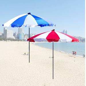 비치 파라솔 편의점 야외 원형 캠핑 우산 접이식 대형