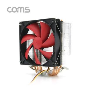Coms CPU 쿨러 120mm Red Intel LGA