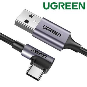 Ugreen U-70255 USB2.0 AM-CM(꺾임) 케이블 3m