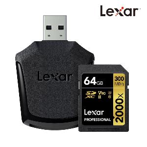 (공식판매원) 렉사 SD카드 2000배속 UHS- II급 64GB