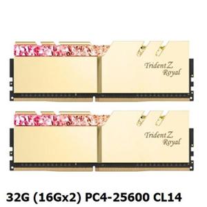 DDR4 32G PC4-25600 CL14 TRIDENT Z ROYAL 골드 16Gx2
