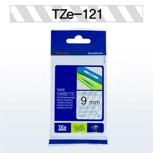브라더 테이프카트리지 TZ121(9mm Clear Black)