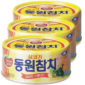 동원)라이트스탠다드 참치 150g x 12개 고단백 영양식품 오메가3