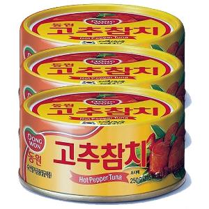 동원)고추 참치 250g x 12개 매콤 저지방 고단백 영양식품