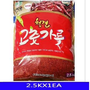 김치용 고춧가루 음식재료 한식 식자재 진성 2.5KX1EA