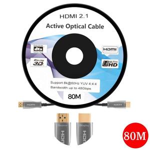 HDMI v2.1 UHD 8K Active Optical HDMI케이블 80M