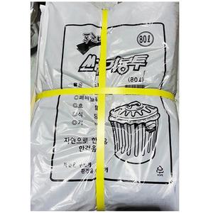 비닐 봉투 쓰레기용 검정 80L 50매x10개 봉지