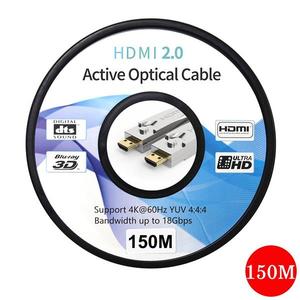 하이브리드 광 마이크로 HDMI2.0 케이블 150M