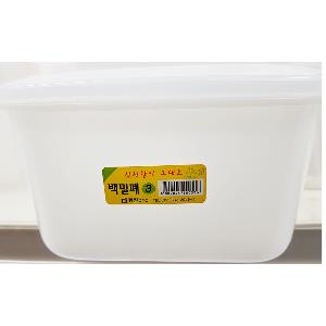 식당 업소 납품 그릇 용기 백밀폐3호(2.5L)X100개